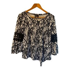 Women's New Directions 3/4 Sleeve Petite Small Top